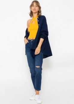 Halterneck Strick Top, Gelb 12 Halterneck Strick Top, Gelb -Sassyclassy 16 02 2024 Lea4798 CR2