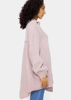 Musselin Bluse Oversize, Puderrosa -Sassyclassy 19 01 2024 Pauline4059 CR3Vr2YZI8fwXKDx