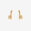 Schlangen Ohrstecker Mit Textur - Gold 2 Schlangen Ohrstecker Mit Textur - Gold -Sassyclassy 4HZtZc6dZ4zBGi