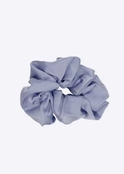 Satin-Scrunchie, Hellblau