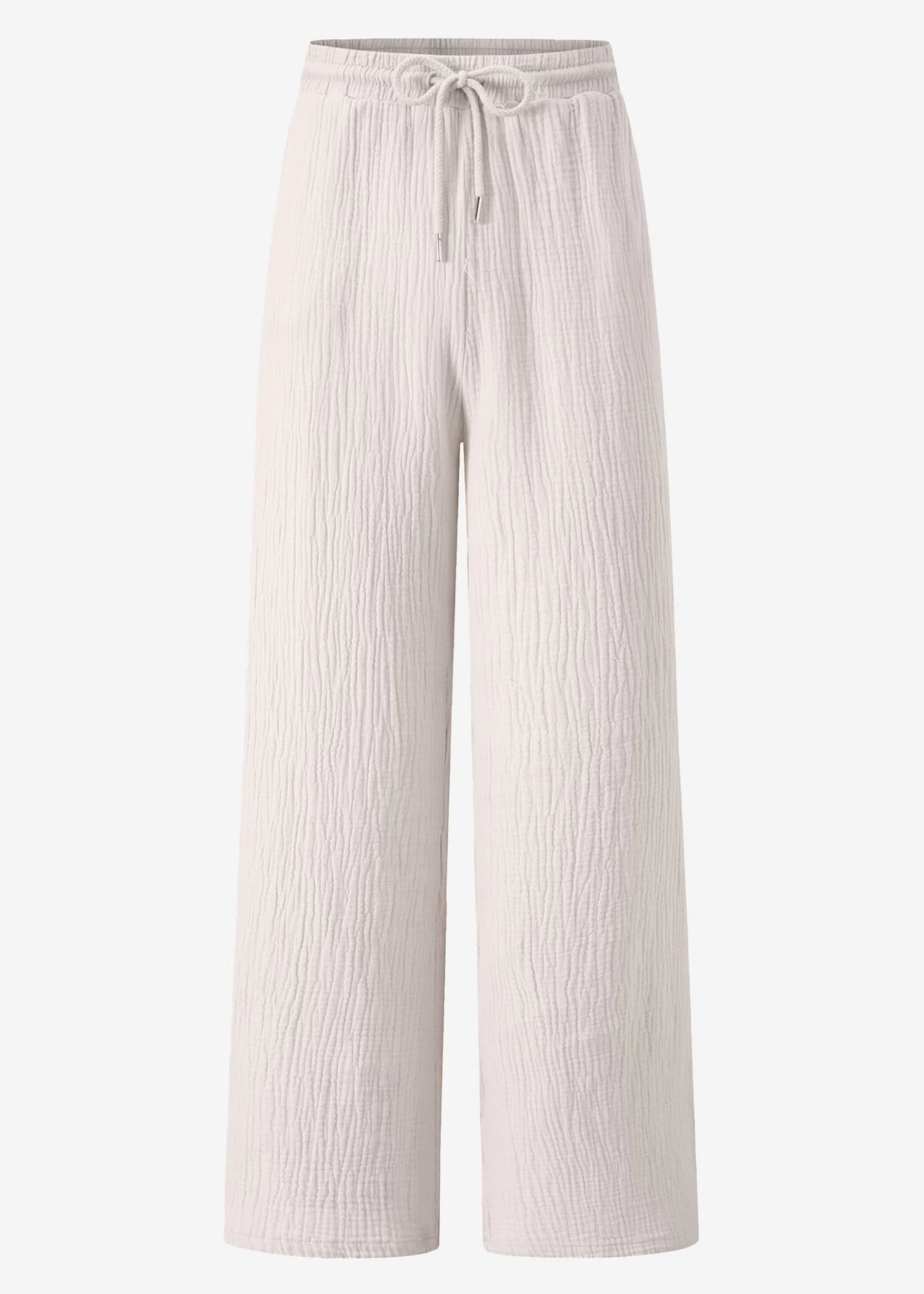 Musselin Pants, Hellbeige 10 Musselin Pants, Hellbeige – Bild 8