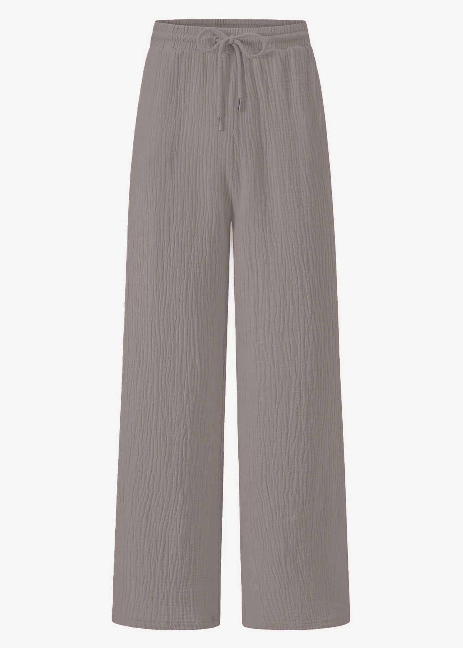 Musselin Pants, Taupe 9 Musselin Pants, Taupe – Bild 7