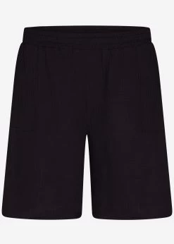 Musselin Bermuda-Shorts, Schwarz -Sassyclassy S2206B4847 Bust