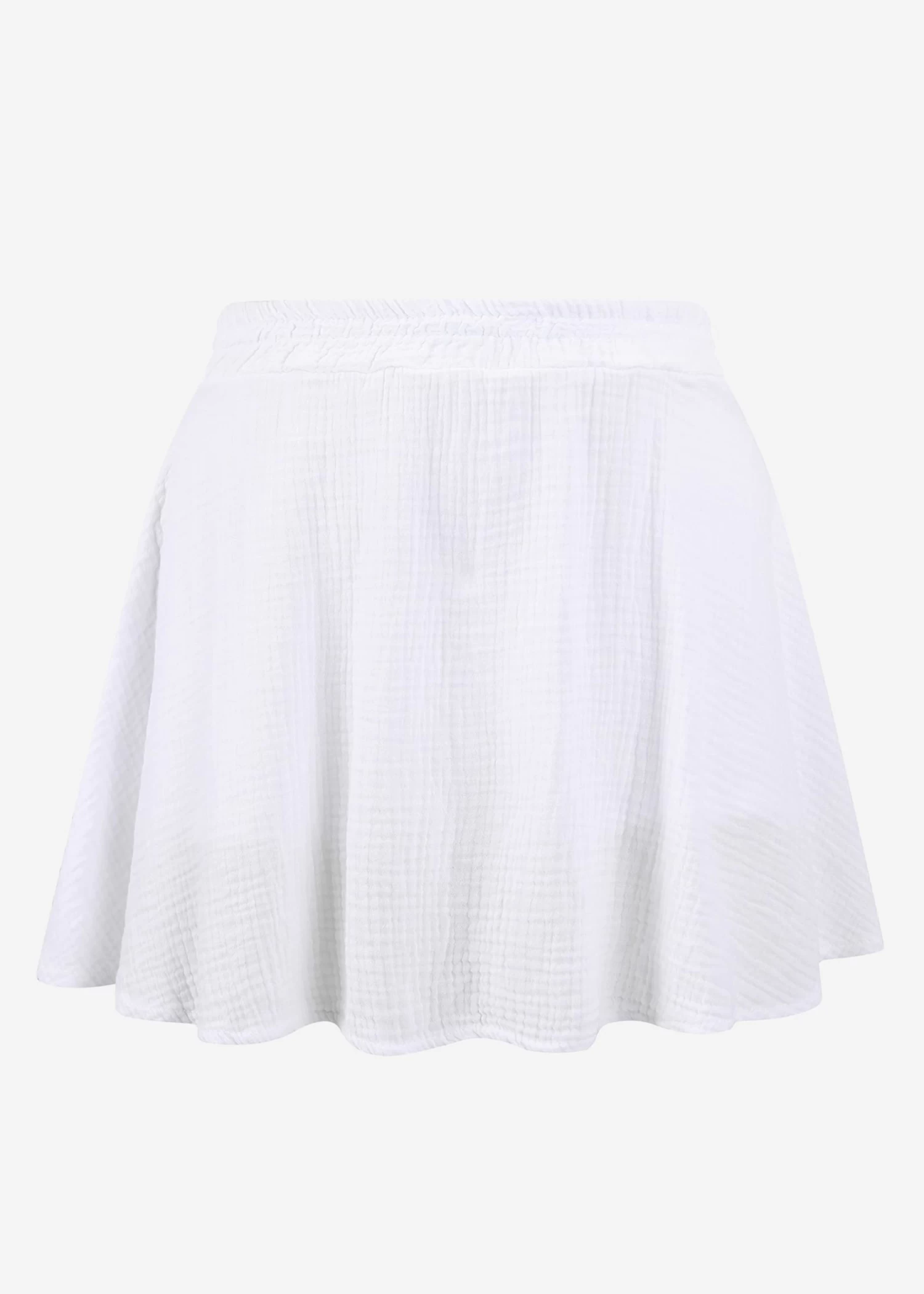 Musselin Rock-Shorts, Weiß 10 Musselin Rock-Shorts, Weiß – Bild 8