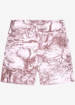 Musselin Shorts Mit Print, Weinrot -Sassyclassy S3203B5706 BustFaXYoiN9ej78V