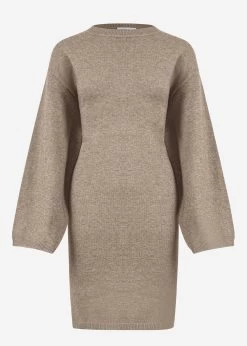 Oversize Kleid In Strick - Taupe 17 Oversize Kleid In Strick - Taupe -Sassyclassy S3206B5977 bustqGmhXHT44HFJn