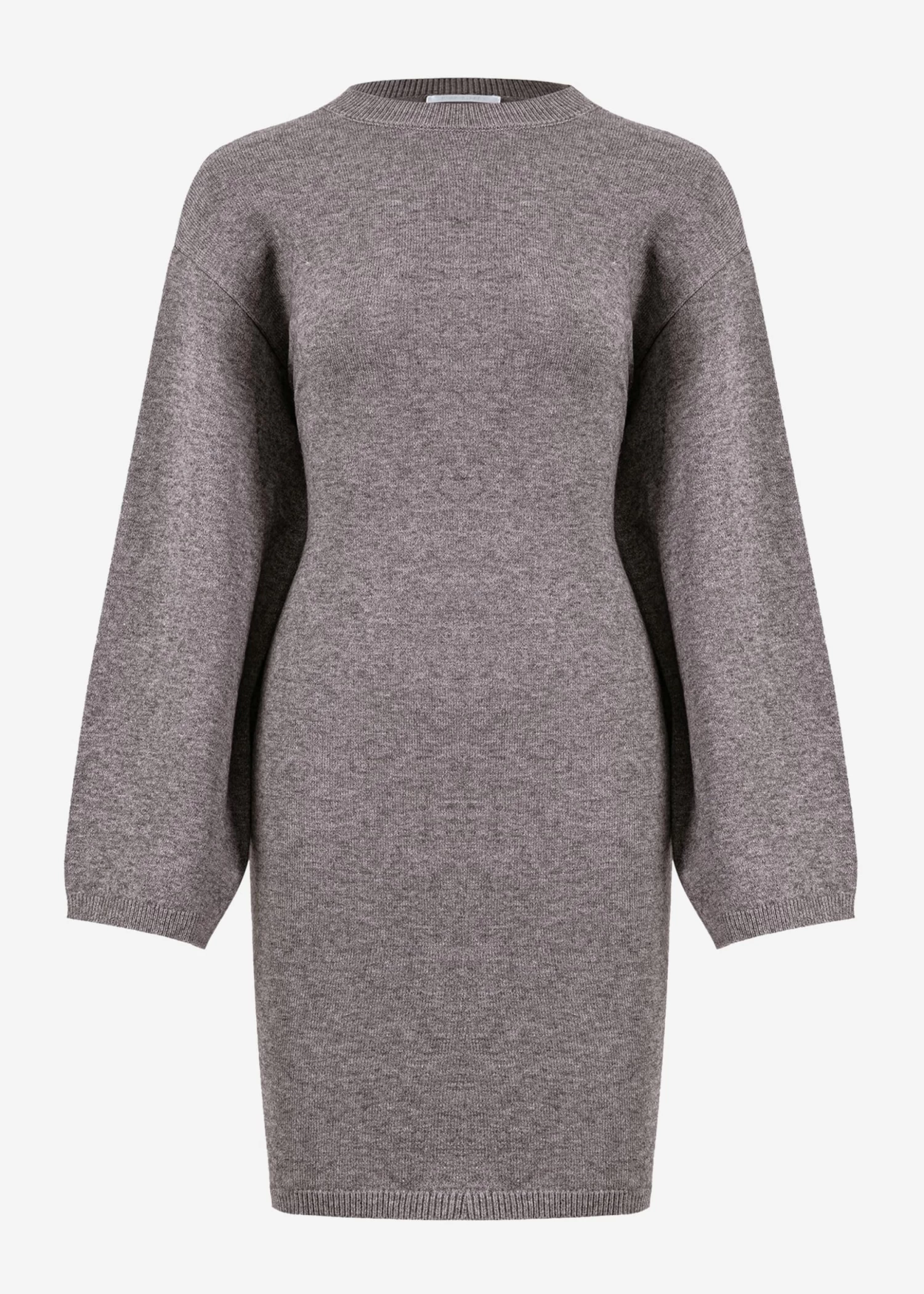 Oversize Kleid In Strick - Grau 12 Oversize Kleid In Strick - Grau – Bild 10