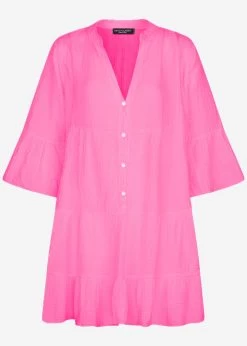 Musselin Kleid, Pink -Sassyclassy S3206B5992 Bust