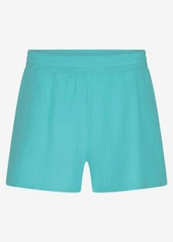 Musselin Shorts, Türkis -Sassyclassy S3207B6040 BusteC4pMJHa1WLVW
