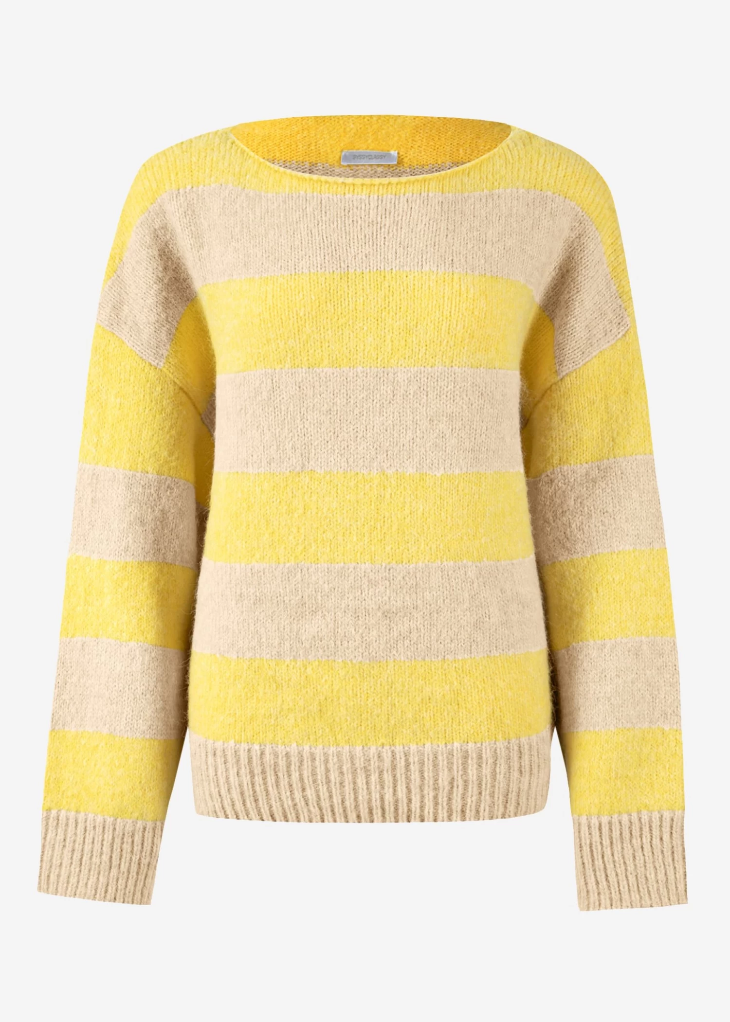 Pullover Mit Blockstreifen - Gelb-beige 11 Pullover Mit Blockstreifen - Gelb-beige – Bild 9