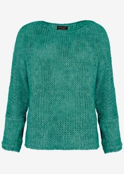 Oversize Pullover - Grün 21 Oversize Pullover - Grün -Sassyclassy S3208P6176 Bust6W100mAsGxjXR