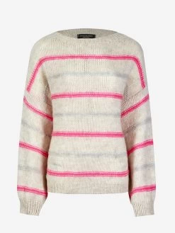 Strickpullover Mit Farbigen Streifen - Hellbeige-pink-hellgrau 17 Strickpullover Mit Farbigen Streifen - Hellbeige-pink-hellgrau -Sassyclassy S3208P6189 bustkOUQhLG6QtR33