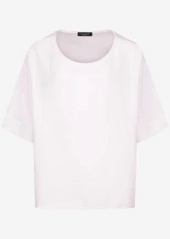 Lässiges Musselin Shirt - Weiß -Sassyclassy S4203E6899 Bust