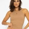 Lurex Stricktop - Camel -Sassyclassy SASSYCLASSY Lurex stricktop camel S3207T6147 4