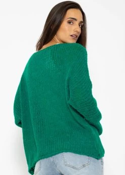 Oversize Pullover - Grün 18 Oversize Pullover - Grün -Sassyclassy SASSYCLASSY oversize Pullover grun S3208P6176 7
