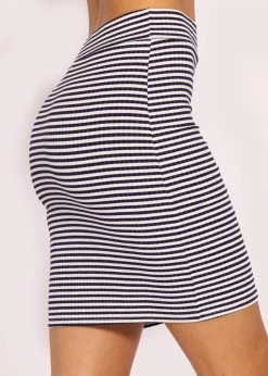 Gestreifter Rip-Jersey Rock, Blau-weiß 15 Gestreifter Rip-Jersey Rock, Blau-weiß -Sassyclassy SASSYCLASSY gestreifter rip jersey rock blau weiss S3205B5915 5