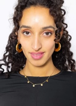 Halbmond Creolen - Gold -Sassyclassy SassyClassy Halbmond Creolen gold S4201AO6662 1