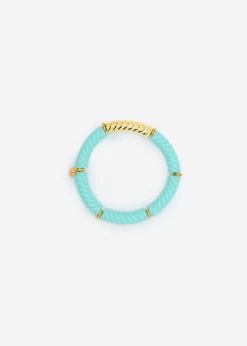 Armband Mit Perlen - Türkis -Sassyclassy SassyClassy armband mit perlen turkis S4202AB9021 3