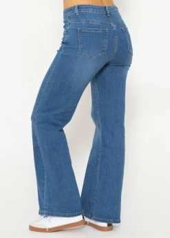 Ausgestellte Jeans - Mittelblau -Sassyclassy SassyClassy ausgestellte jeans mittelblau S4203D6824 1 1
