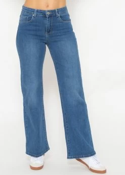 Ausgestellte Jeans - Mittelblau -Sassyclassy SassyClassy ausgestellte jeans mittelblau S4203D6824 2