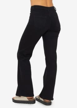 Ausgestellte Jeans - Schwarz 13 Ausgestellte Jeans - Schwarz -Sassyclassy SassyClassy ausgestellte jeans schwarz S4203D6823 5