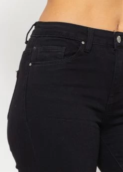 Ausgestellte Jeans - Schwarz 15 Ausgestellte Jeans - Schwarz -Sassyclassy SassyClassy ausgestellte jeans schwarz S4203D6823 6