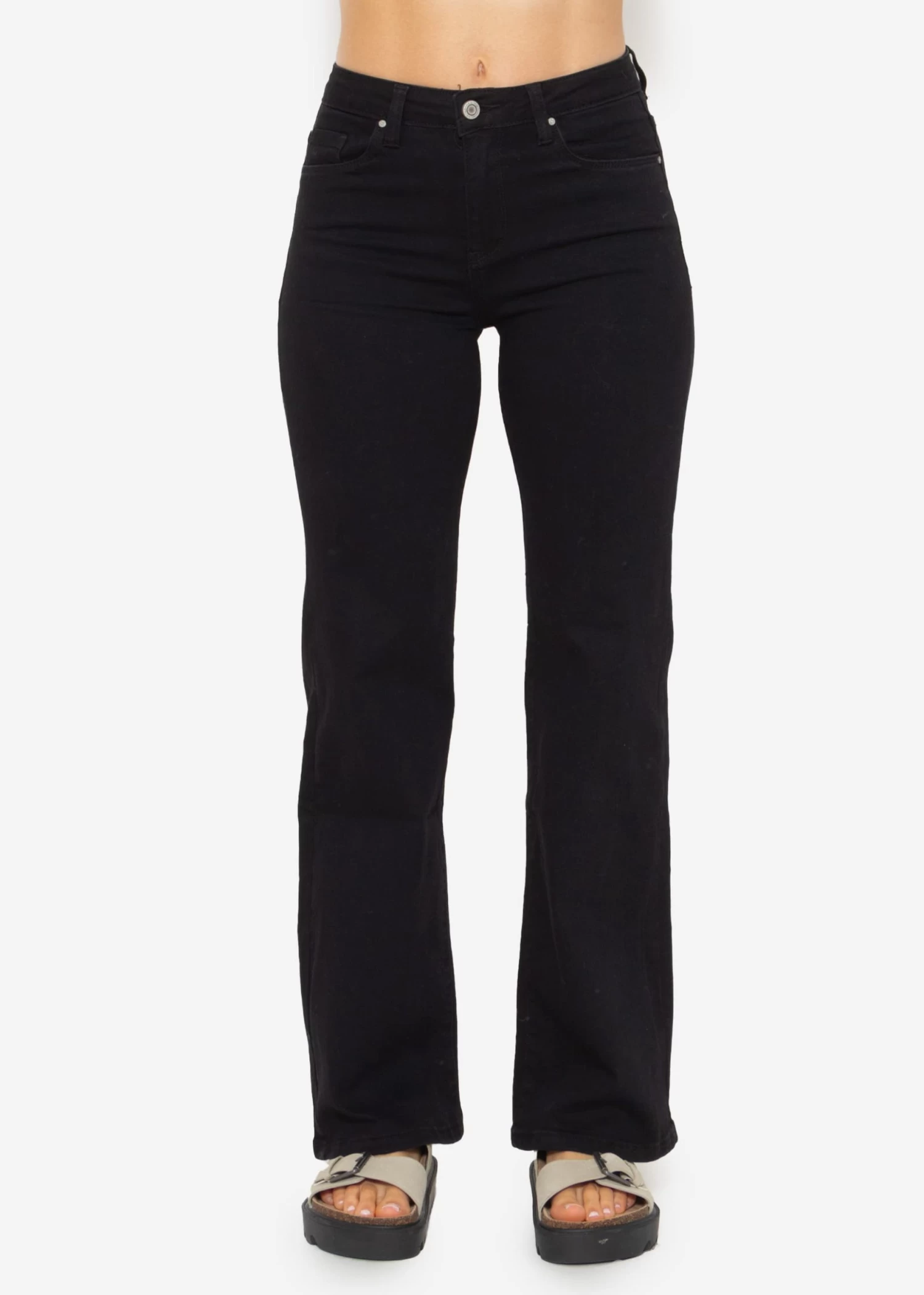 Ausgestellte Jeans - Schwarz 6 Ausgestellte Jeans - Schwarz – Bild 4