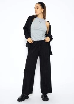 Bluse Mit Crinkle-Effekt - Schwarz -Sassyclassy SassyClassy bluse mit crinkle effekt schwarz S3210E6582 2