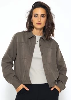 Blouson Mit Gummibund - Dunkelgrau