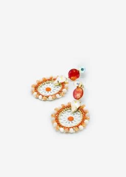 Ohrstecker, Gold, In Boho Style - Rot -Sassyclassy SassyClassy boho ohrstecker rot S4202AO9034 2