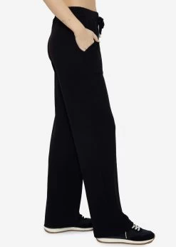 Casual Pants In Waffelpiqué - Schwarz 13 Casual Pants In Waffelpiqué - Schwarz -Sassyclassy SassyClassy casual pants in waffelpique schwarz S3207H6150 4