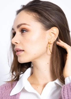 Creolen Mit Knoten - Gold 9 Creolen Mit Knoten - Gold -Sassyclassy SassyClassy creolen mit knoten gold S3211AO6564