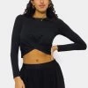 Cropped Langarmshirt, Schwarz 1 Cropped Langarmshirt, Schwarz -Sassyclassy SassyClassy cropped langarmshirt schwarz S3201B5365 3