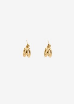 Doppelte Mini Creolen - Gold -Sassyclassy SassyClassy doppelte mini creolen gold S4202OB9026 4
