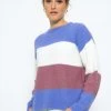 Flauschiger Pullover Mit Blockstreifen - Lila-offwhite-mauve 1 Flauschiger Pullover Mit Blockstreifen - Lila-offwhite-mauve -Sassyclassy SassyClassy flauschiger pullover mit blockstreifen lila offwhite mauve S3209P6404 5