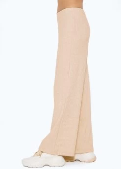 Gerippte Hose Mit Weitem Bein - Hellbeige 14 Gerippte Hose Mit Weitem Bein - Hellbeige -Sassyclassy SassyClassy gerippte Hose mit weitem bein Hellbeige S3207B5997 2 1
