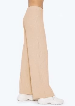 Gerippte Hose Mit Weitem Bein - Hellbeige 12 Gerippte Hose Mit Weitem Bein - Hellbeige -Sassyclassy SassyClassy gerippte Hose mit weitem bein Hellbeige S3207B5997 4
