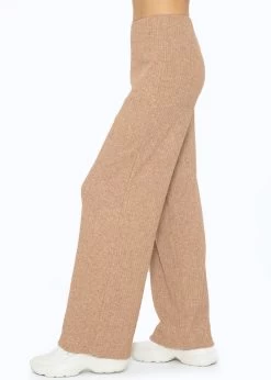 Gerippte Hose Mit Weitem Bein, Beige -Sassyclassy SassyClassy gerippte Hose mit weitem bein beige S3207B5999 2