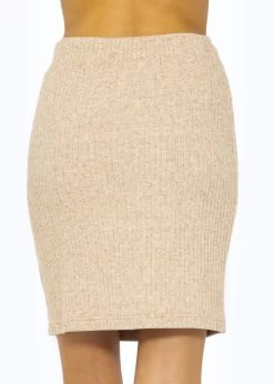 Gerippter, Kurzer Rock - Beige -Sassyclassy SassyClassy gerippter kurzer rock beige S3207B6064 17