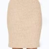Gerippter, Kurzer Rock - Beige -Sassyclassy SassyClassy gerippter kurzer rock beige S3207B6064 3