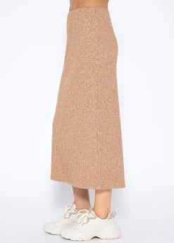 Gerippter Rock In Midi-Länge - Taupe 14 Gerippter Rock In Midi-Länge - Taupe -Sassyclassy SassyClassy gerippter rock in midi lange taupe S3209R6317 3VPr8AnHPlZHEU