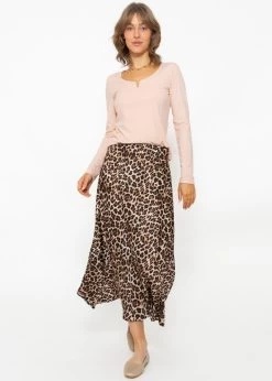 Geripptes Langarmshirt - Apricot -Sassyclassy SassyClassy geripptes langarmshirt apricot S4202G6787 6