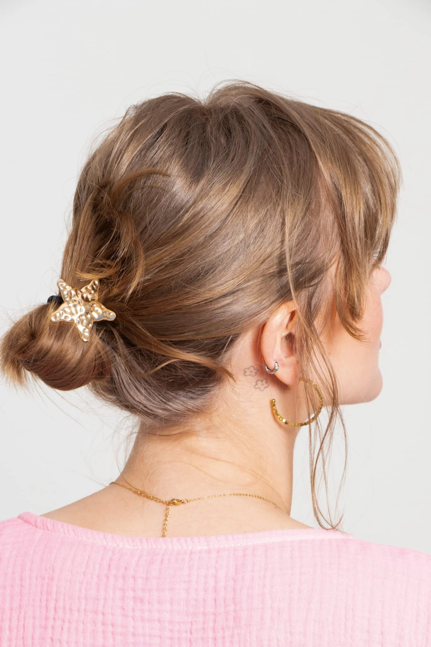 Haargummi Mit Seestern - Gold 4 Haargummi Mit Seestern - Gold – Bild 2