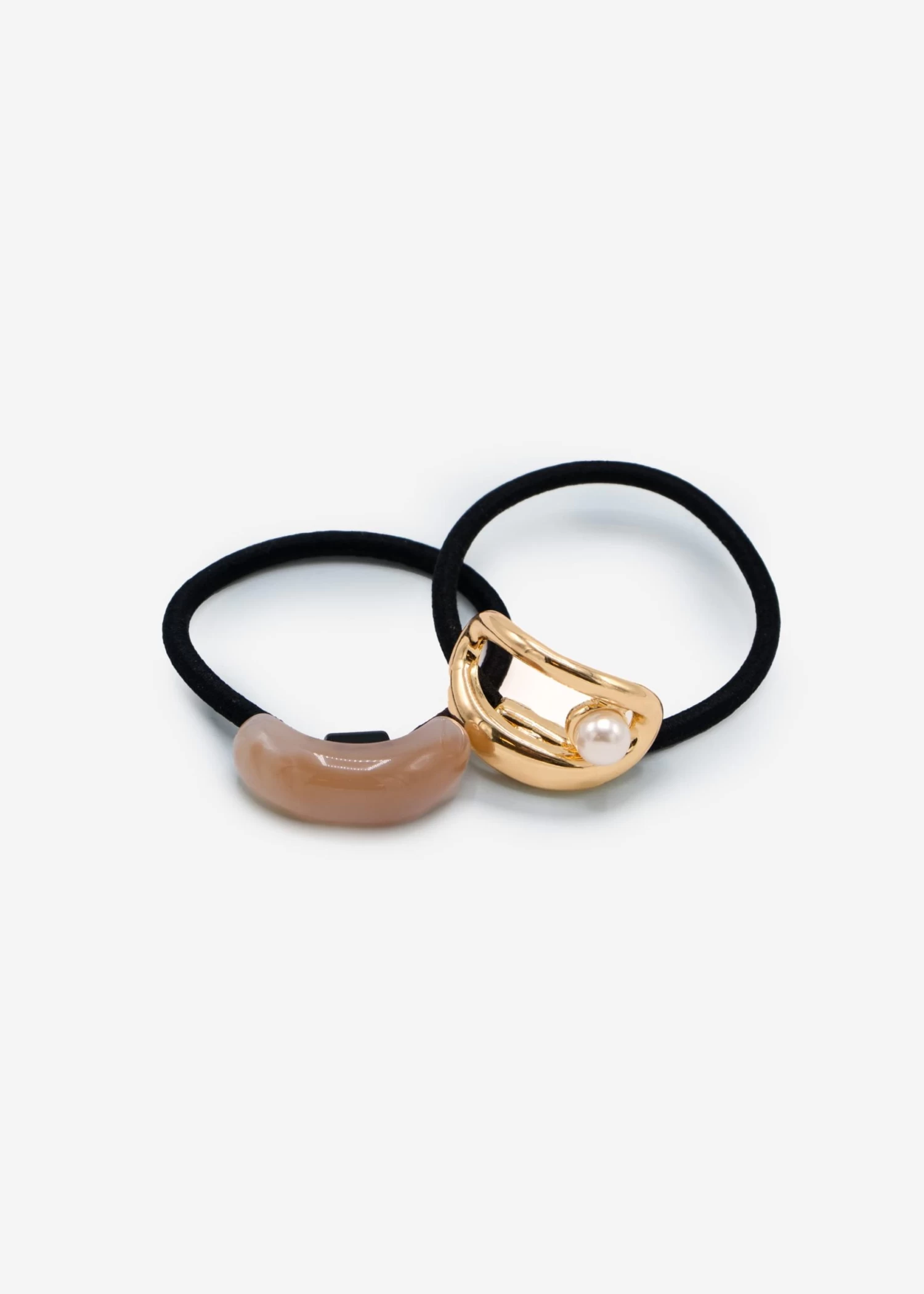 Haargummi Set - Gold-apricot 7 Haargummi Set - Gold-apricot – Bild 5