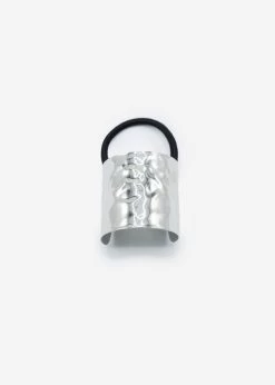 Metallic Haargummi - Silber -Sassyclassy SassyClassy haargummi silber S3212SAC6636 2