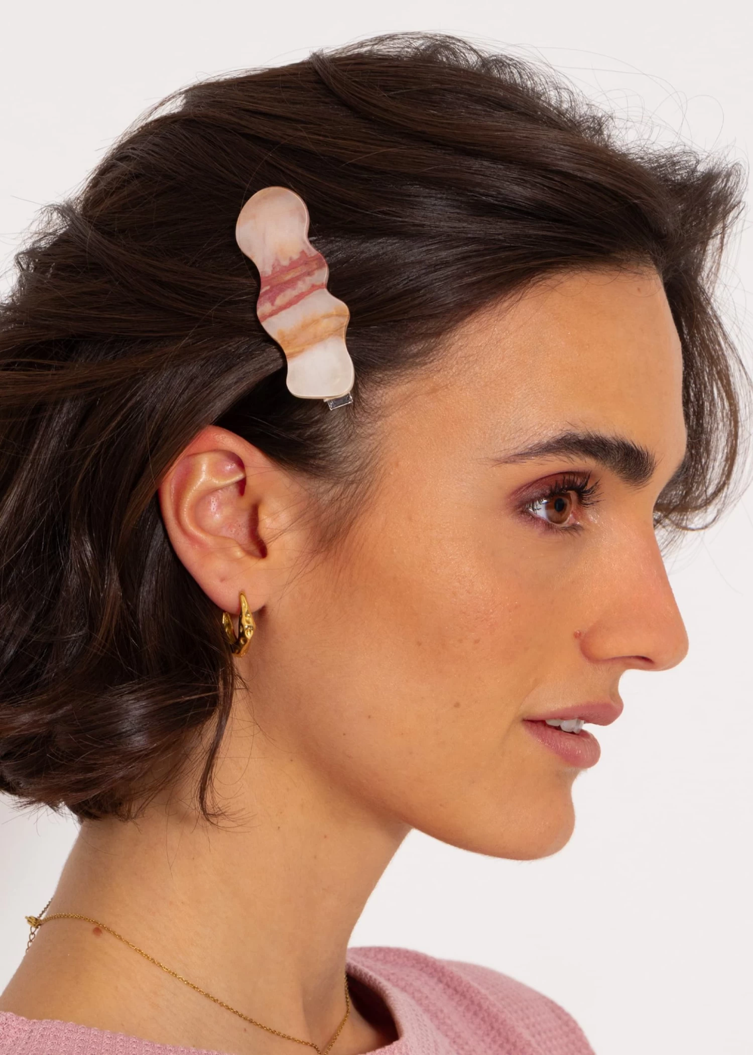 Haarspange - Rosa 4 Haarspange - Rosa – Bild 2