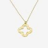 Halskette Mit Kleeblatt - Gold -Sassyclassy SassyClassy halskette mit kleeblatt gold S3211AK6563 1