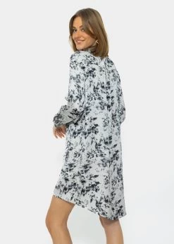 Hemdblusenkleid Mit Print - Grau 14 Hemdblusenkleid Mit Print - Grau -Sassyclassy SassyClassy hemdblusenkleid mit print grau S3210K6539 2AnavgD6nMOW93