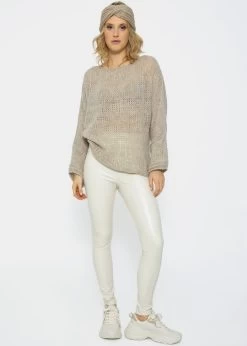 Oversize Pullover, Beige 12 Oversize Pullover, Beige -Sassyclassy SassyClassy high rise thermo leggings mit breitem bund offwhite 1G0N5MIUqBD1B32mfDbNJnsuTUD