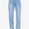 Highwaist-Jeans Mit Geradem Bein - Hellblau -Sassyclassy SassyClassy highwaist jeans mit geradem bein hellblau S4203D6830 2